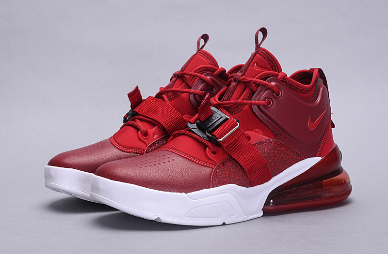 Nike Air Force 270 Mid Red White Shoes